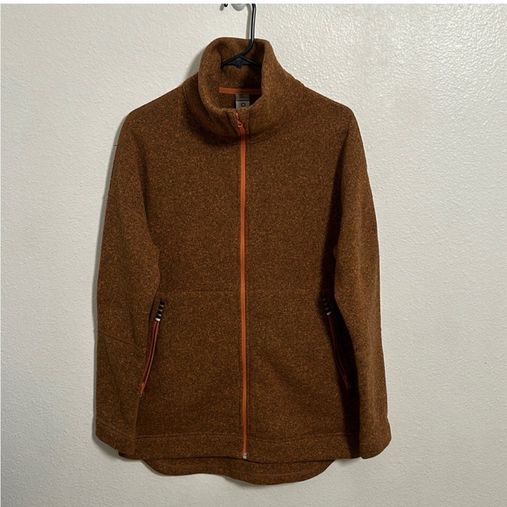 Stio Full Zip Saddle Heather Sweetwater Fleece Coat Womens S - Picture 2 of 2